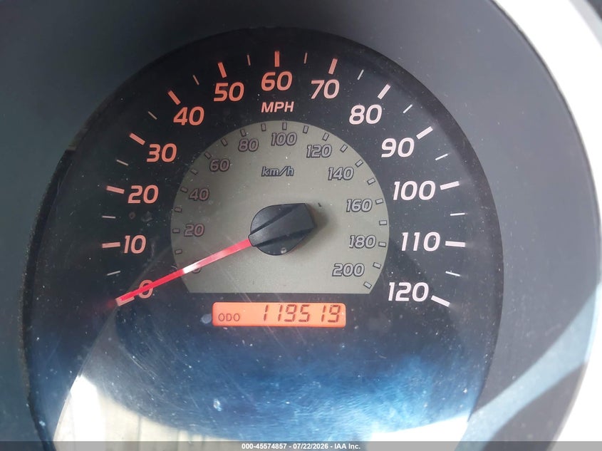 2008 Toyota Tacoma VIN 5TETX22N78Z557156 IAAI salvage auction — NORMAL WEAR, Original (Texas), sold $25 on 2026-07-29 (photo 7)