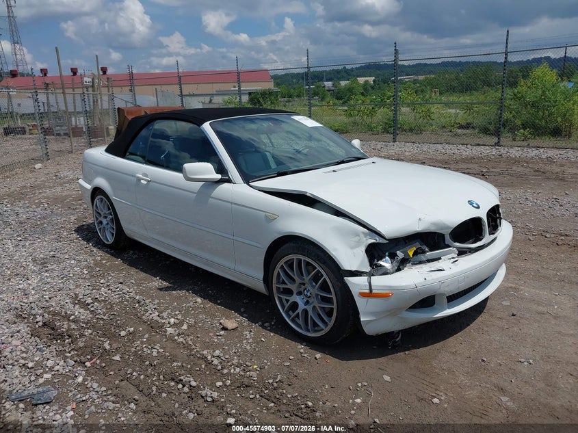 2006 BMW 3 series VIN WBABW33436PG99549 IAAI salvage auction — FRONT END, Salvage (Pennsylvania), sold $1,050 on 2026-08-01 (photo 1)