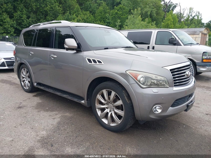 2012 Infiniti Qx56 VIN JN8AZ2NE7C9022088 IAAI salvage auction — NORMAL WEAR, Clear (Virginia), sold $900 on 2026-07-21 (photo 1)