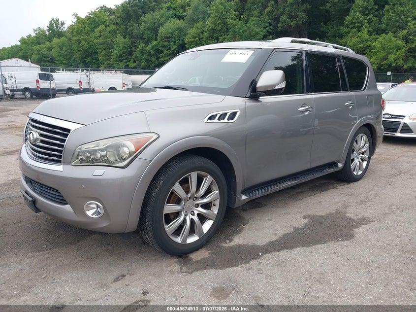 2012 Infiniti Qx56 VIN JN8AZ2NE7C9022088 IAAI salvage auction — NORMAL WEAR, Clear (Virginia), sold $900 on 2026-07-21 (photo 2)