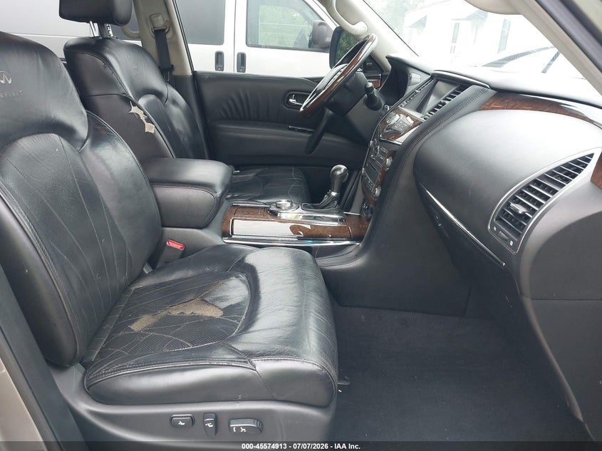 2012 Infiniti Qx56 VIN JN8AZ2NE7C9022088 IAAI salvage auction — NORMAL WEAR, Clear (Virginia), sold $900 on 2026-07-21 (photo 5)