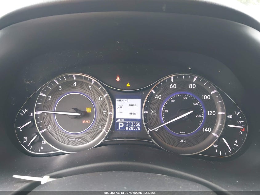 2012 Infiniti Qx56 VIN JN8AZ2NE7C9022088 IAAI salvage auction — NORMAL WEAR, Clear (Virginia), sold $900 on 2026-07-21 (photo 7)