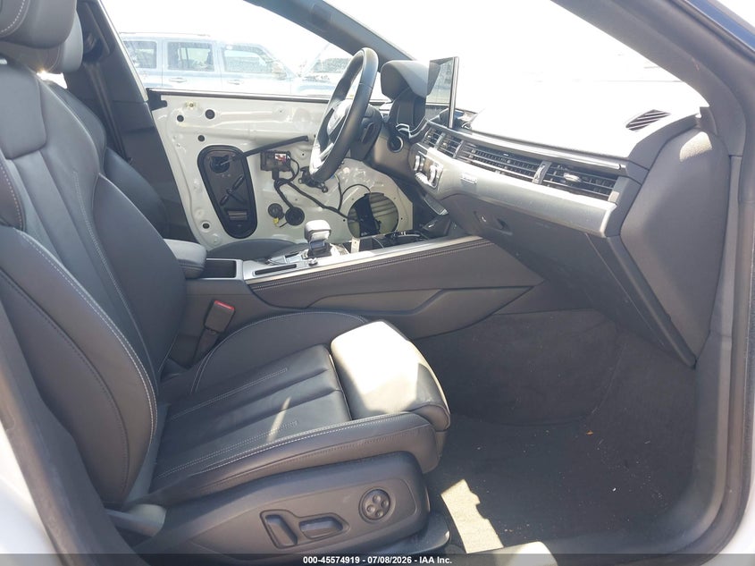 2023 Audi A5 VIN WAUFACF5XPA065760 IAAI salvage auction — LEFT FRONT, Salvage Title, sold $16,200 on 2026-10-02 (photo 5)