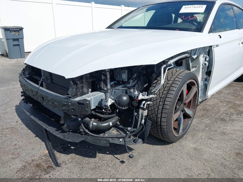 2023 Audi A5 VIN WAUFACF5XPA065760 IAAI salvage auction — LEFT FRONT, Salvage Title, sold $16,200 on 2026-10-02 (photo 6)