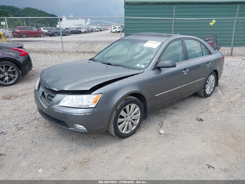 2009 Hyundai Sonata VIN 5NPEU46C39H571131 IAAI salvage auction — FRONT END, Salvage (Pennsylvania), sold $775 on 2026-07-17 (photo 2)