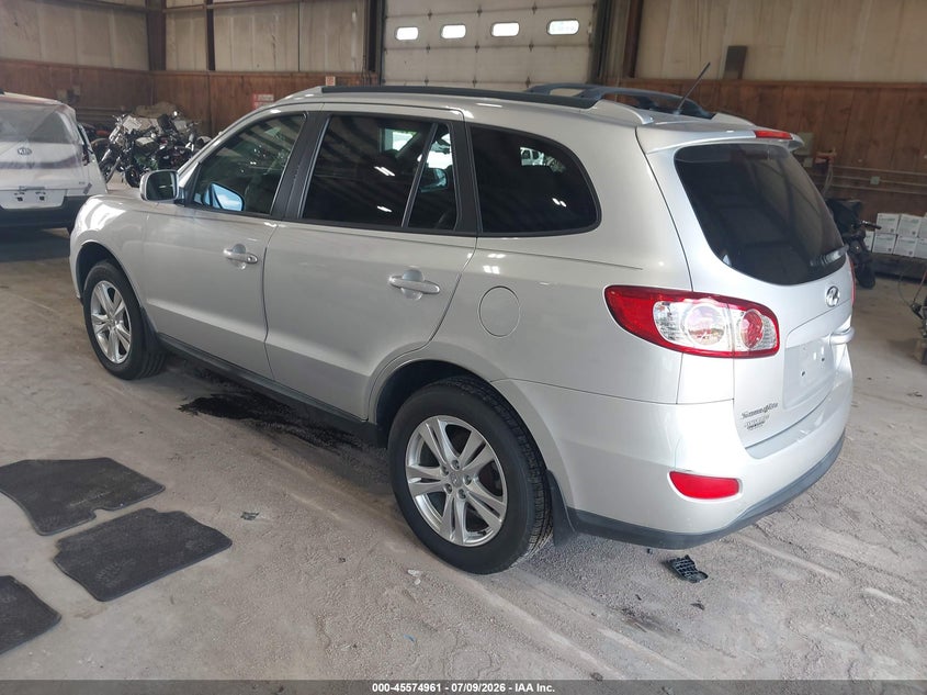 2012 Hyundai Santa fe VIN 5XYZHDAG9CG136600 IAAI salvage auction — RIGHT FRONT, Salvage Title, sold $2,300 on 2026-07-29 (photo 3)