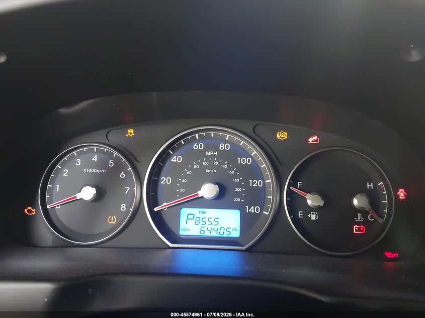 2012 Hyundai Santa fe VIN 5XYZHDAG9CG136600 IAAI salvage auction — RIGHT FRONT, Salvage Title, sold $2,300 on 2026-07-29 (photo 7)