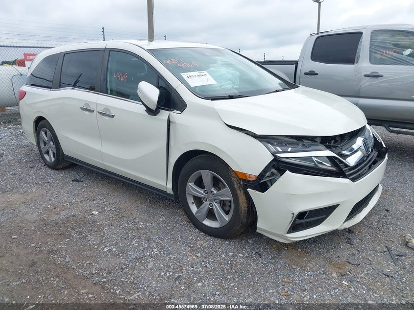 2019 Honda Odyssey VIN 5FNRL6H75KB040050 IAAI salvage auction — FRONT END, Salvage (Pennsylvania), sold $2,950 on 2026-07-19 (photo 1)