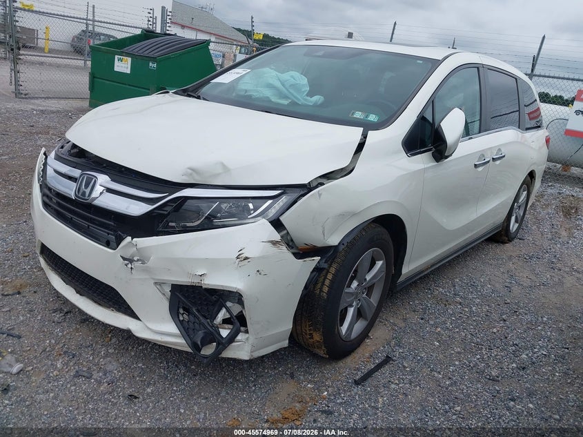 2019 Honda Odyssey VIN 5FNRL6H75KB040050 IAAI salvage auction — FRONT END, Salvage (Pennsylvania), sold $2,950 on 2026-07-19 (photo 2)