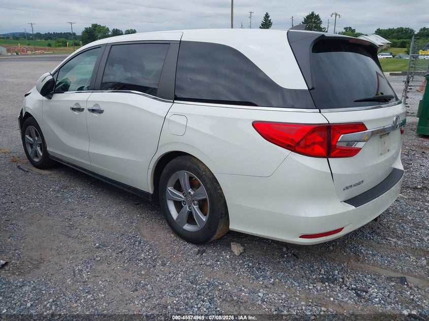 2019 Honda Odyssey VIN 5FNRL6H75KB040050 IAAI salvage auction — FRONT END, Salvage (Pennsylvania), sold $2,950 on 2026-07-19 (photo 3)
