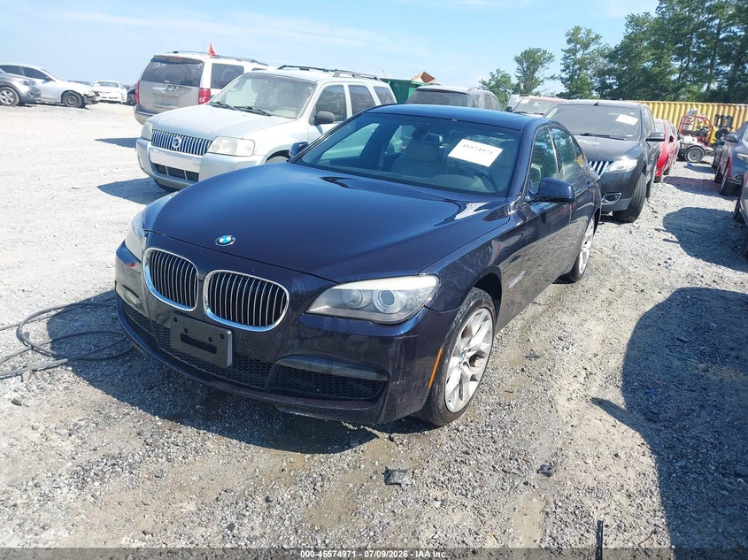 2011 BMW 7 series VIN WBAKC6C52BC395369 IAAI salvage auction — NORMAL WEAR, Repossession Paperwork (Georgia), sold $1,225 on 2026-08-04 (photo 2)