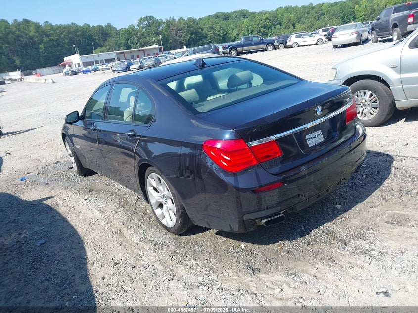2011 BMW 7 series VIN WBAKC6C52BC395369 IAAI salvage auction — NORMAL WEAR, Repossession Paperwork (Georgia), sold $1,225 on 2026-08-04 (photo 3)