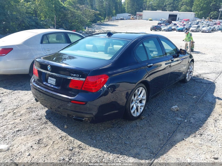 2011 BMW 7 series VIN WBAKC6C52BC395369 IAAI salvage auction — NORMAL WEAR, Repossession Paperwork (Georgia), sold $1,225 on 2026-08-04 (photo 4)
