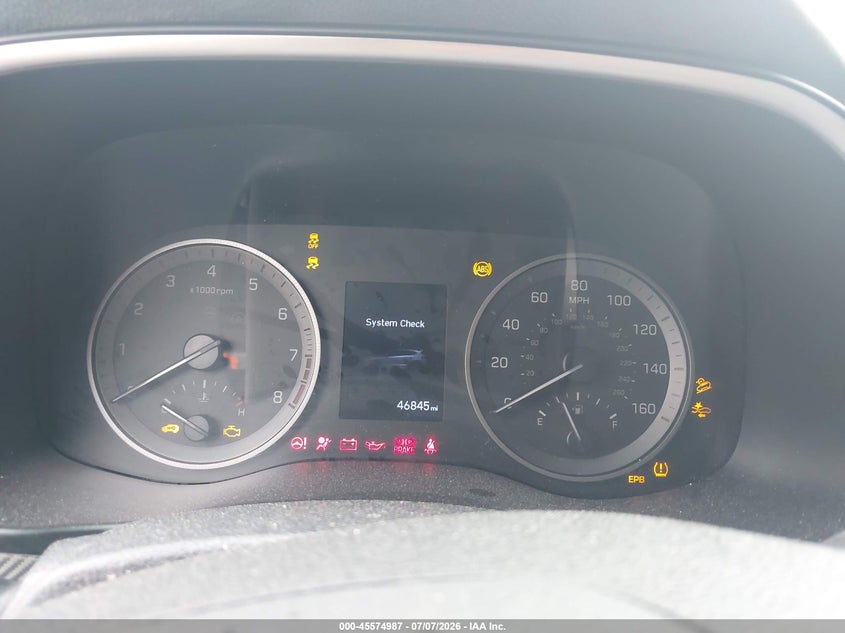2021 Hyundai Tucson VIN KM8J3CA41MU388266 IAAI salvage auction — REAR END, Salvage Title, sold $4,750 on 2026-07-24 (photo 7)