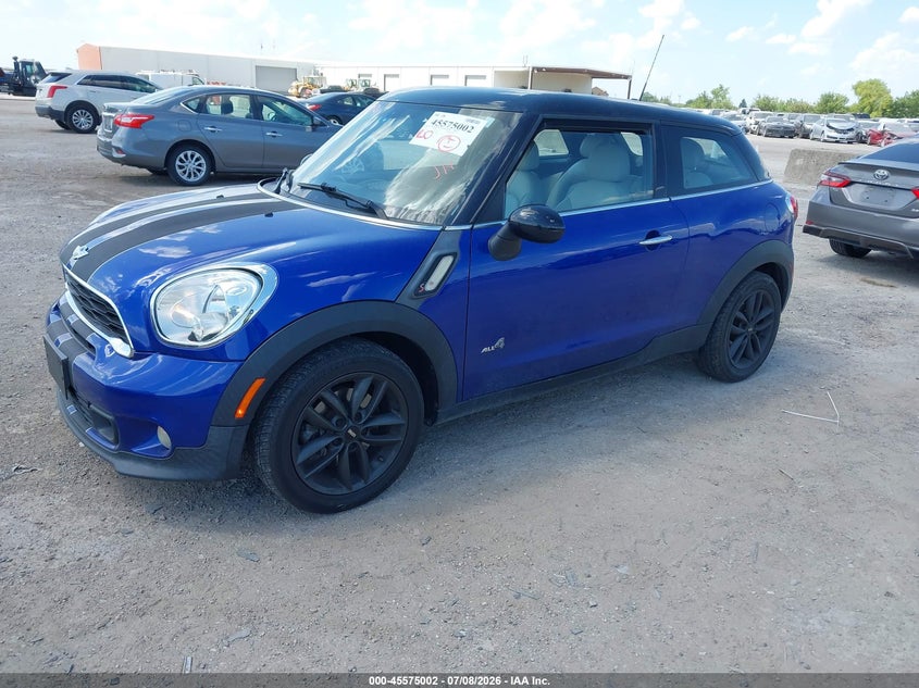 2013 Mini Paceman VIN WMWSS7C55DWN51849 IAAI salvage auction — NORMAL WEAR, Original (Texas), sold $2,475 on 2026-07-15 (photo 2)