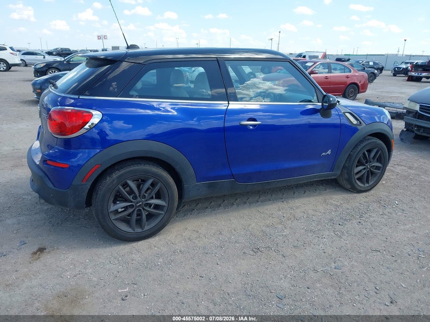 2013 Mini Paceman VIN WMWSS7C55DWN51849 IAAI salvage auction — NORMAL WEAR, Original (Texas), sold $2,475 on 2026-07-15 (photo 4)