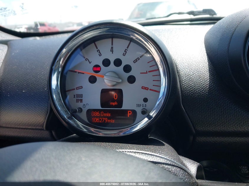 2013 Mini Paceman VIN WMWSS7C55DWN51849 IAAI salvage auction — NORMAL WEAR, Original (Texas), sold $2,475 on 2026-07-15 (photo 7)