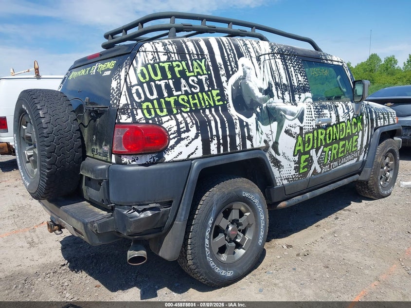 2007 Toyota Fj cruiser VIN JTEBU11F170057688 IAAI salvage auction — LEFT FRONT, Clear (New York), sold $4,250 on 2026-07-30 (photo 4)