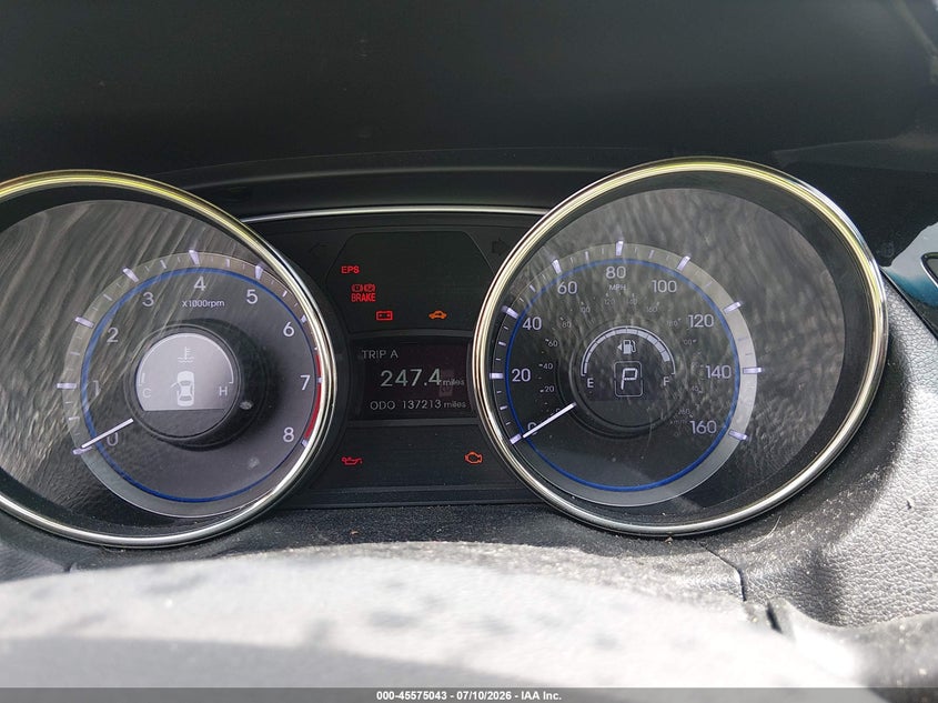 2012 Hyundai Sonata VIN 5NPEC4ACXCH472324 IAAI salvage auction — NORMAL WEAR, Clear (South Carolina), sold $25 on 2026-07-22 (photo 7)