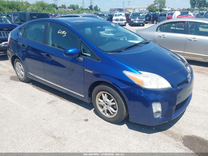 2011 Toyota Prius VIN JTDKN3DU1B0288509 IAAI salvage auction — NORMAL WEAR, Clear (Illinois), sold $650 on 2026-07-29 (photo 1)