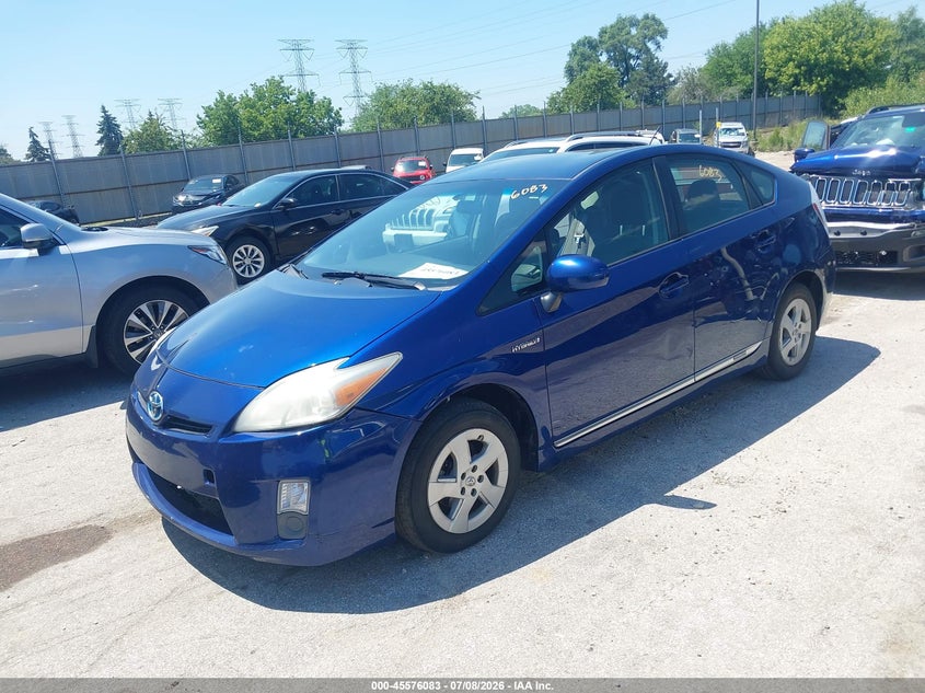 2011 Toyota Prius VIN JTDKN3DU1B0288509 IAAI salvage auction — NORMAL WEAR, Clear (Illinois), sold $650 on 2026-07-29 (photo 2)