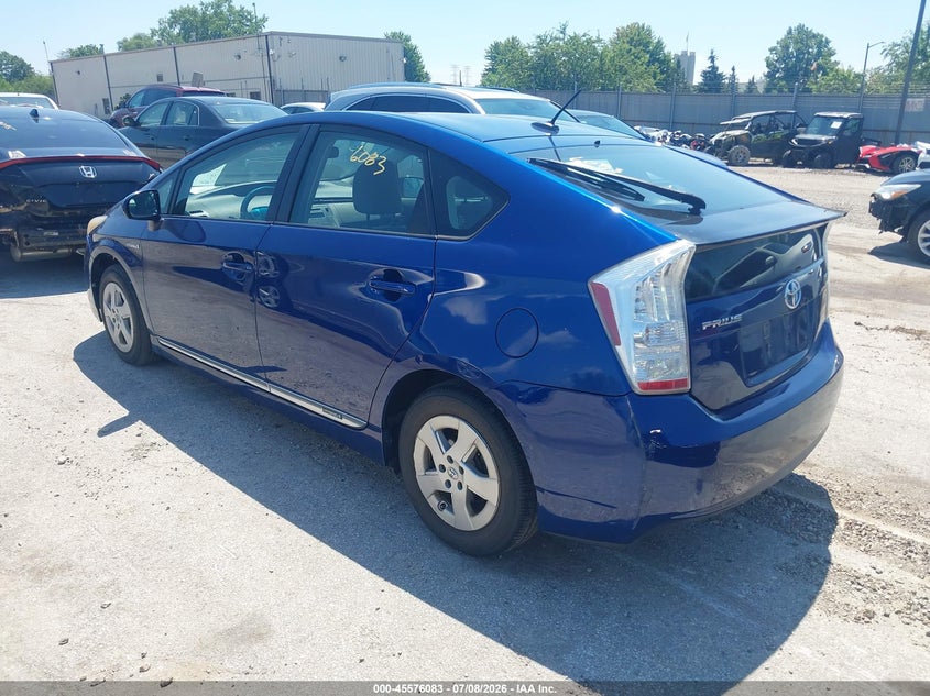 2011 Toyota Prius VIN JTDKN3DU1B0288509 IAAI salvage auction — NORMAL WEAR, Clear (Illinois), sold $650 on 2026-07-29 (photo 3)