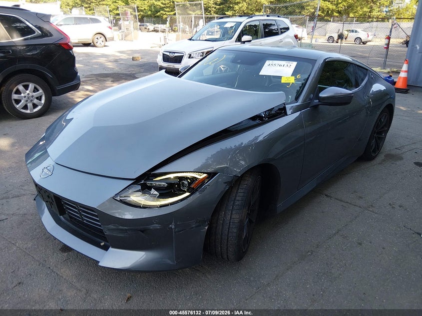 2024 Nissan Z VIN JN1BZ4BH5RM365596 IAAI salvage auction — FRONT & REAR, Mv-907A (New York), sold $13,300 on 2026-07-28 (photo 2)