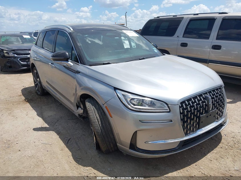 2023 Lincoln Corsair VIN 5LMTJ5DZ1PUL23520 IAAI salvage auction — LEFT SIDE, Wait Title, sold $7,300 on 2026-09-08 (photo 1)