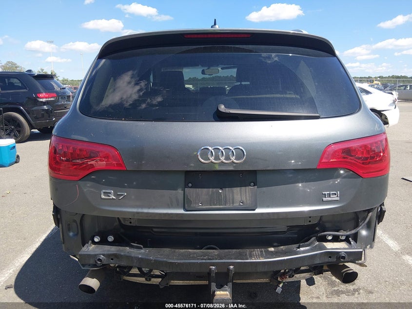2012 Audi Q7 VIN WA1VMAFE2CD008336 IAAI salvage auction — REAR END, Salvage Title, sold $1,650 on 2026-07-27 (photo 6)