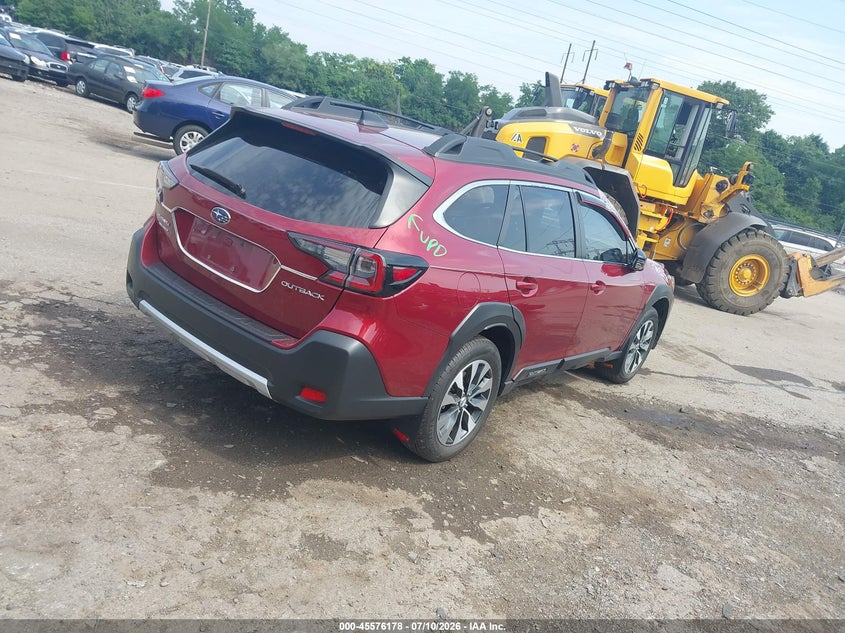 2024 Subaru Outback VIN 4S4BTANC9R3243600 IAAI salvage auction — FRONT END, Salvage (Pennsylvania), sold $9,650 on 2026-08-03 (photo 4)