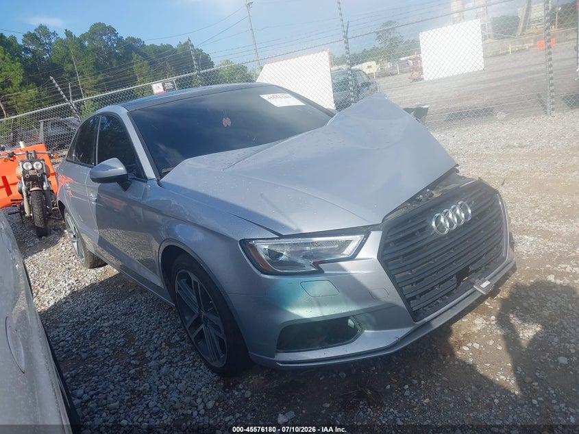2020 Audi A3 VIN WAUAUGFF4LA097194 IAAI salvage auction — FRONT END, Salvage (Mississippi), sold $2,800 on 2026-08-23 (photo 1)