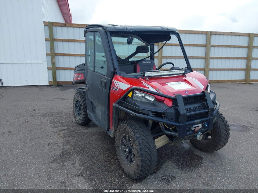 2013 Polaris Ranger VIN 4XAUH88A0DB625652 IAAI salvage auction — ROLLOVER, Reg Card (Minnesota), sold $2,850 on 2026-08-20 (photo 1)