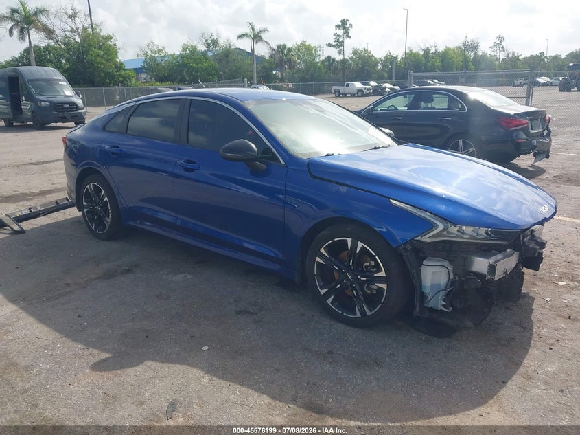 2022 Kia K5 VIN 5XXG64J20NG142620 IAAI salvage auction — SIDE, Certificate Of Destruction (Florida), sold $1,450 on 2026-07-29 (photo 1)