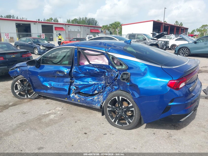 2022 Kia K5 VIN 5XXG64J20NG142620 IAAI salvage auction — SIDE, Certificate Of Destruction (Florida), sold $1,450 on 2026-07-29 (photo 3)