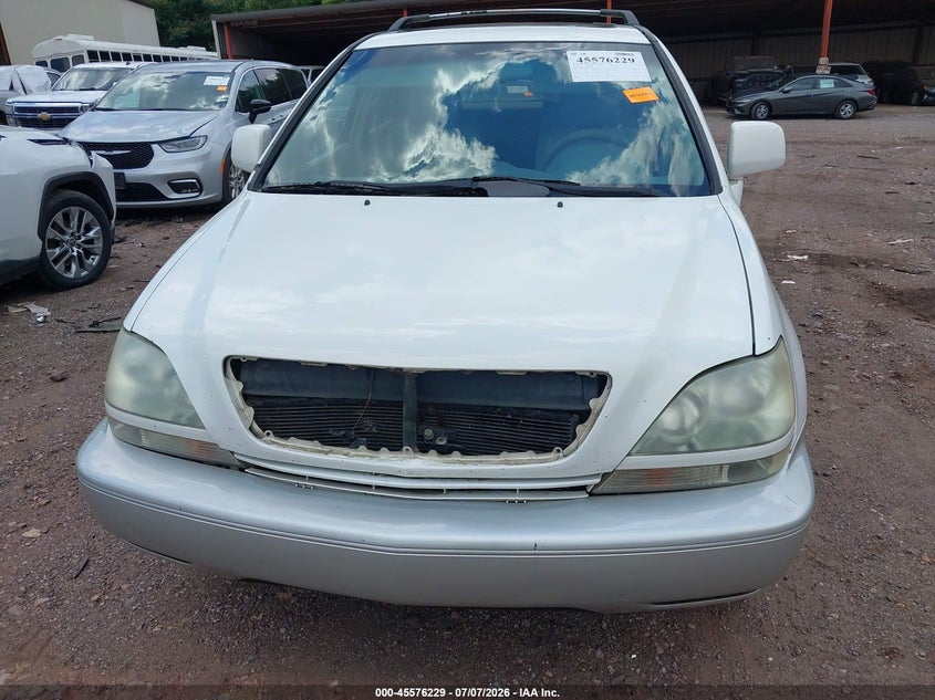 2001 Lexus Rx 300 VIN JTJHF10U710176746 IAAI salvage auction — FRONT END, Clear (Alabama), sold $450 on 2026-07-15 (photo 6)