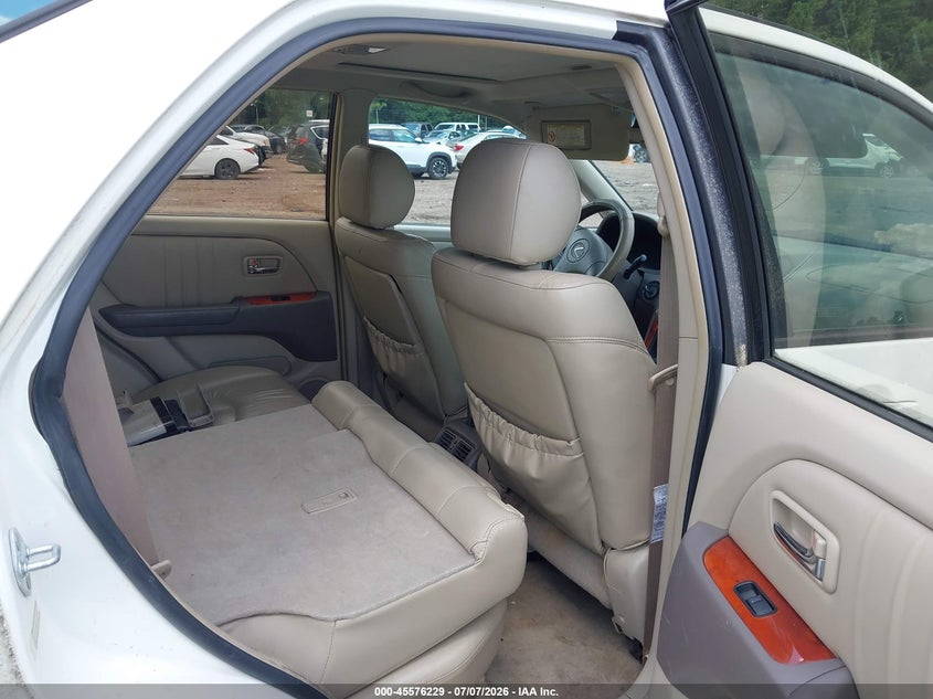 2001 Lexus Rx 300 VIN JTJHF10U710176746 IAAI salvage auction — FRONT END, Clear (Alabama), sold $450 on 2026-07-15 (photo 8)