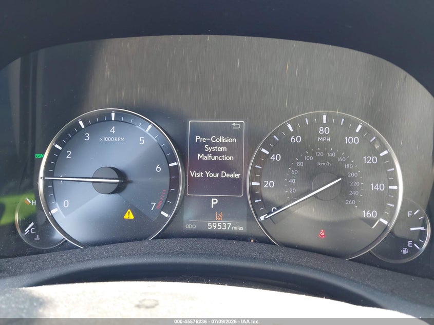 2017 Lexus Gs VIN JTHBZ1BL8HA012221 IAAI salvage auction — FRONT END, Salvage Title, sold $12,875 on 2026-08-06 (photo 7)