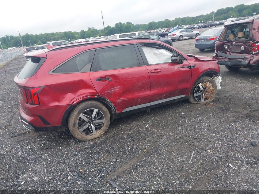 2021 Kia Sorento VIN 5XYRL4LC2MG060650 IAAI salvage auction — FRONT END, Salvage - Greater Than 75% (Maryland), sold $1,150 on 2026-07-30 (photo 4)