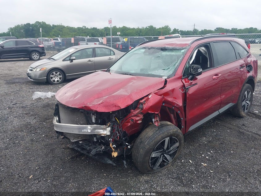 2021 Kia Sorento VIN 5XYRL4LC2MG060650 IAAI salvage auction — FRONT END, Salvage - Greater Than 75% (Maryland), sold $1,150 on 2026-07-30 (photo 6)