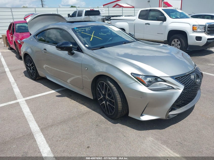 2018 Lexus Rc VIN JTHHZ5BC4J5019165 — IAAI salvage auction photo