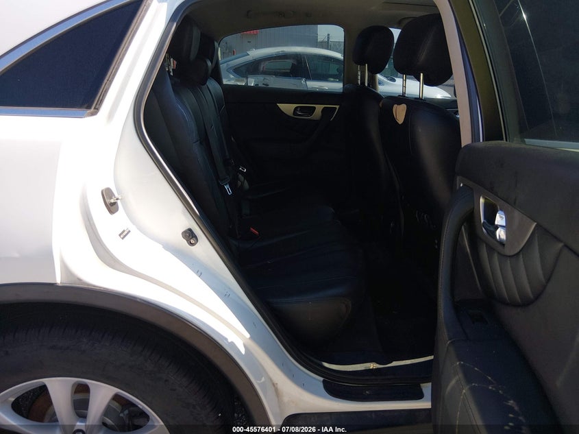 2016 Infiniti Qx70 VIN JN8CS1MU2GM670019 IAAI salvage auction — LEFT SIDE, Salvage (Mississippi), sold $525 on 2026-07-15 (photo 8)