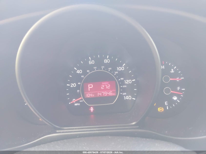 2014 Kia Soul VIN KNDJN2A24E7743034 IAAI salvage auction — NORMAL WEAR, Clear (Florida), sold $625 on 2026-07-22 (photo 7)