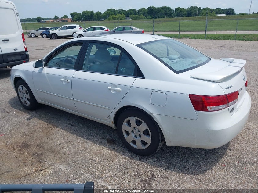 2008 Hyundai Sonata VIN 5NPET46C98H383800 IAAI salvage auction — NORMAL WEAR, Clear (Illinois), sold $1,200 on 2026-07-15 (photo 3)