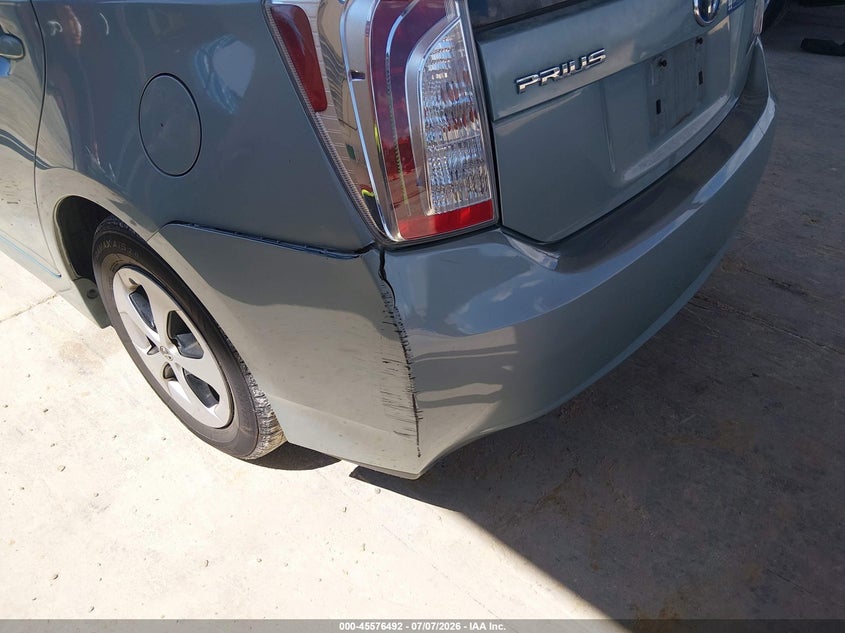 2013 Toyota Prius VIN JTDKN3DU5D5686876 IAAI salvage auction — NORMAL WEAR, Clear (Florida), sold $1,150 on 2026-07-28 (photo 6)