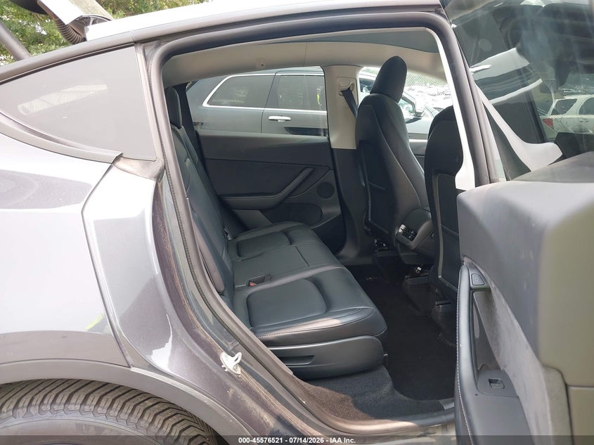 2021 Tesla Model y VIN 5YJYGAEE1MF292113 IAAI salvage auction — LEFT FRONT, Salvage Title, sold $8,500 on 2026-07-22 (photo 8)