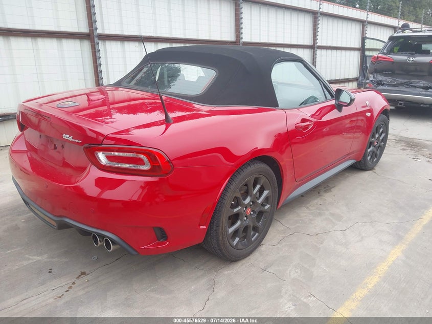 2019 Fiat 124 spider VIN JC1NFAEK4K0143229 IAAI salvage auction — FRONT END, Salvage Title, sold $4,550 on 2026-09-10 (photo 4)