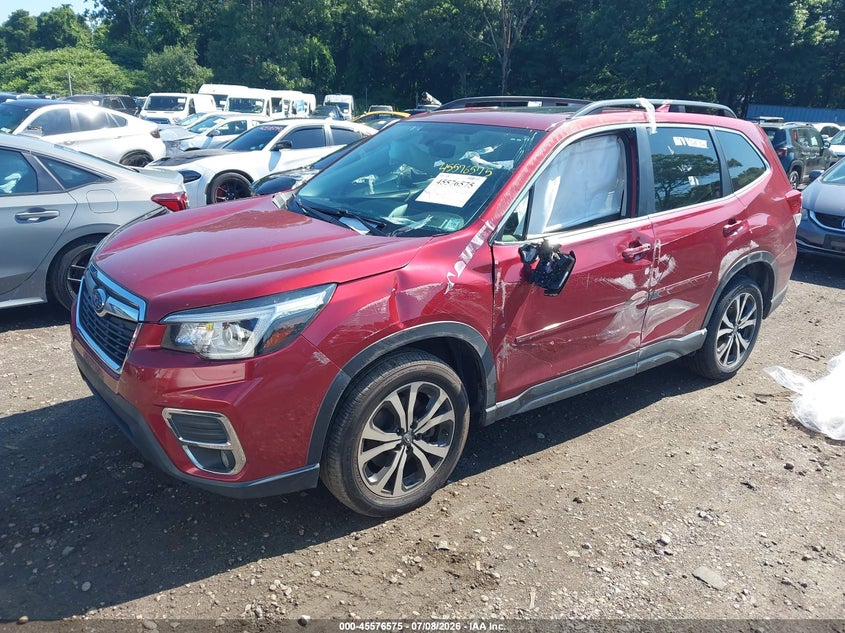 2019 Subaru Forester VIN JF2SKASC8KH465132 IAAI salvage auction — LEFT SIDE, Mv-907A (New York), sold $25 on 2026-07-21 (photo 2)