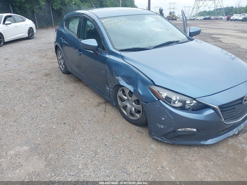 2014 Mazda 3 VIN JM1BM1K76E1133926 IAAI salvage auction — RIGHT FRONT, Salvage (Pennsylvania), sold $900 on 2026-07-24 (photo 6)