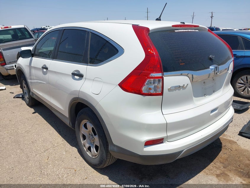 2015 Honda Cr-v VIN 5J6RM4H32FL049302 IAAI salvage auction — FRONT END, Salvage (Texas), sold $5,000 on 2026-08-01 (photo 3)
