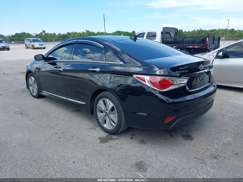 2015 Hyundai Sonata hybrid VIN KMHEC4A40FA119400 IAAI salvage auction — NORMAL WEAR, Clear (Florida), sold $150 on 2026-07-22 (photo 3)